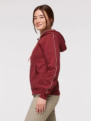 cotopaxi Do Good Organic full zip Hoodie burgundy XL streetwear loungewear fall thumbnail 3