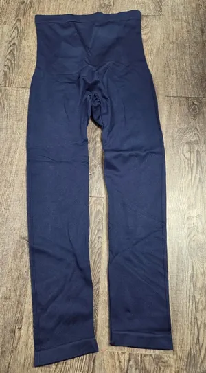 Shapermint #42075 Essentials High-Waisted Shaping Leggings Large Navy Blue thumbnail 1