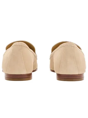 NWT Michael Michael Kors Womens Jennings Suede Loafer 40S6JNFP1S Khaki Brown 9M thumbnail 6