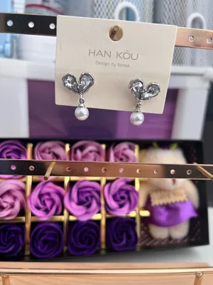 925 Silver Heart Pearl Earrings thumbnail 3