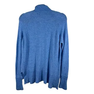 J. CREW Blue Wool Alpaca Blend‎ Turtleneck Long Sleeve Sweater Size Small thumbnail 2