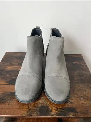 Sorel Women’s Gray Wedge Ankle Boots, size 6 ➡️ thumbnail 2