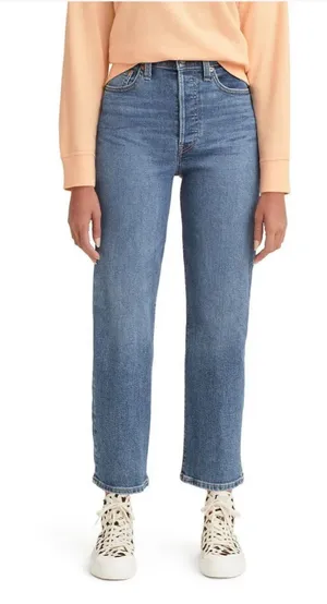 Levi's Women's Ribcage Straight Ankle Jeans - Summer Slide 29 thumbnail 1