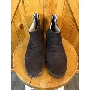 Matt Bernson Anthropologie Brown Suede Boots Size 9M thumbnail 2