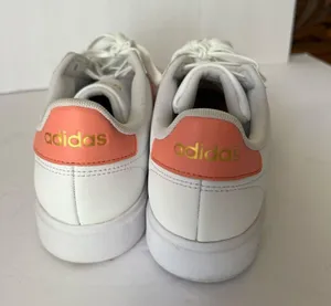 Adidas Grand Court White and Pink Shoes thumbnail 5