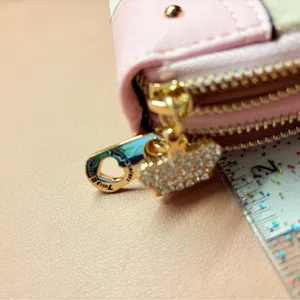 NWT Juicy Couture Juicy Kingdom Double Zip Around Wallet Pink Crown Y2K thumbnail 6
