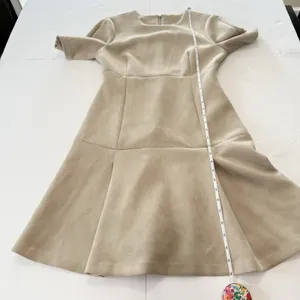 Calvin Klein Faux Suede Fit And Flare Dress‎ Size 6 thumbnail 8