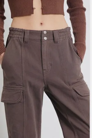 PacSun Elastic Waist Women’s Cargo Jeans thumbnail 2