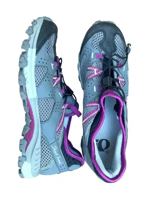 Pearl Izumi Women's Hybrid Cycling Shoe X-Alp Drift II Gray Purple 9.5 D EUR 42 thumbnail 1