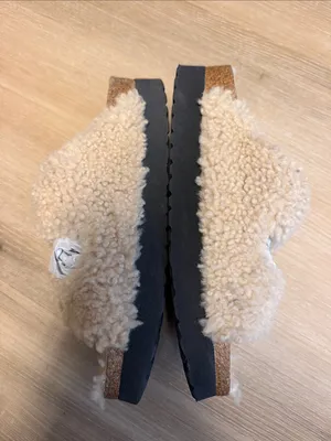 Birkenstock Papillio Arizona Big Buckle Teddy Shearling Eggshell 39 / US L8 M6 thumbnail 5