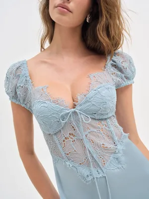 For Love and Lemons Casey Maxi Dress thumbnail 3