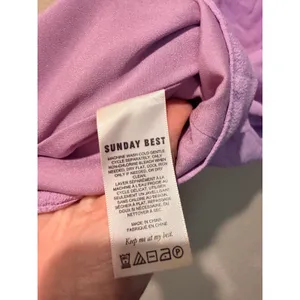 Sunday Best Mini‎ Dress Women Small Purple Sinclaire Bustier Slit Summer Crepe thumbnail 8