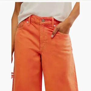NWT WE THE FREE X FREE PEOPLE Waterfalls Baggy Wide Leg Denim Jeans Oklahoma Sun thumbnail 10