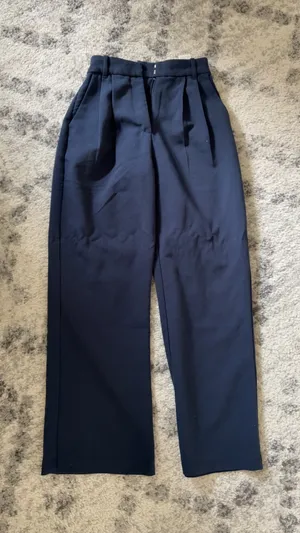 Abercrombie Curve Love A&F Sloane Tailored Wide Leg Pant thumbnail 2