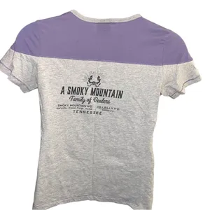 Harley Davidson cute gray tee with purple design! thumbnail 5