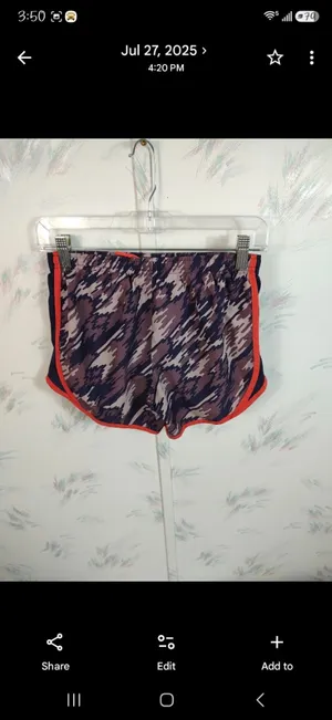 Nike Dri-Fit Purple Printed Shorts thumbnail 6