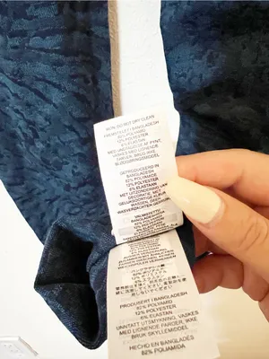 Gymshark Multi Blue Patterned Seamless High Rise Workout Leggings thumbnail 10