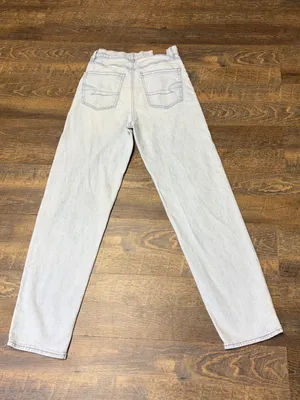American Eagle Highest Rise Baggy Straight Jeans Crossover Strigid Womens 2 thumbnail 8