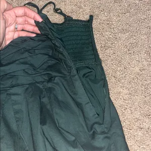 Anthropologie Hutch‎ The Mabel Square-Neck Wide-Leg Jumpsuit Forest Green Small thumbnail 8