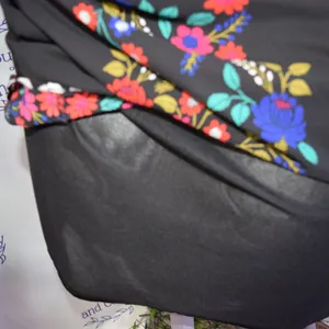 Xhilaration Spaghetti Strap Dress, Floral Pattern on Black Size XL thumbnail 13