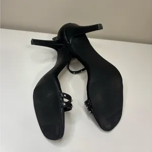 A New Day Enya Black Studded Barely There Pumps thumbnail 6