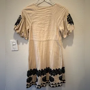 ANTHROPOLOGIE Orla Embroidered Mini Dress size 2‎ thumbnail 4