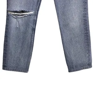 Reformation French Skinny Distressed Baltic Wash Jeans High Rise Straight-Leg 24 thumbnail 7
