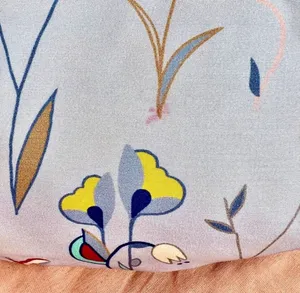 Miu Miu Baby Blue Silk Lined Clutch/Cosmetic Bag thumbnail 4