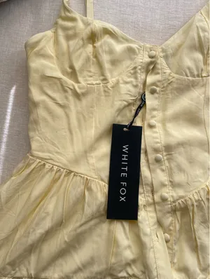 Never Been Hurt White Fox Boutique Dress Lemon thumbnail 2