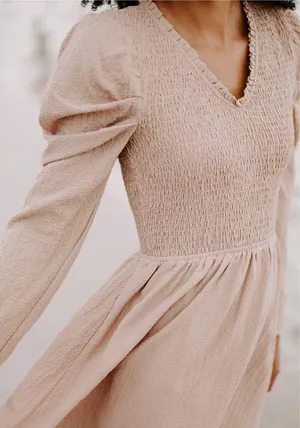 Addison And Grey Puff Sleeve Dress thumbnail 2