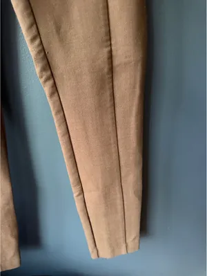 Boden Brown Slim Fit Dress Pants with Elastic Waistband thumbnail 4
