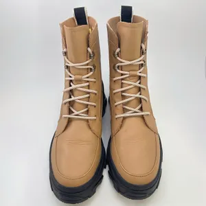 Sorel Brex Lace Waterproof Boots Women 9 Tawny Buff Black Lug Sole NL4305-253 thumbnail 5