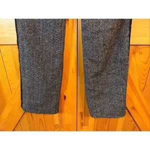 Express Editor Grey Herringbone Wool Blend Straight Leg Pants Size 6R (6678) thumbnail 6