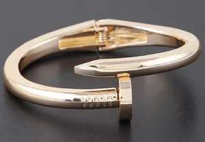 Nail In Wrap Bracelet Gold thumbnail 1