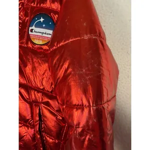 Champion NASA Puffer Jacket Coat‎ Mens Medium Metallic Red Limited Edition thumbnail 8