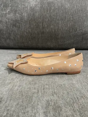 Isa Tapia Ganna Star Ballet Flats In Summer Sand Size 36 (6 US) thumbnail 11