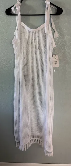 Swim cover up White Size 1X thumbnail 1
