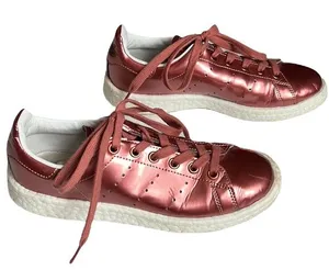 Adidas Stan Smith Metallic Copper Shiny Sneakers‎ Size 6 thumbnail 1