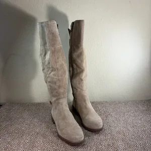Sarto by Franco Sarto Coley Knee High Riding Boot Sz 7M Suede Leather Boho Party thumbnail 2