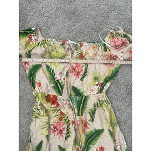 Label of Love Tropical Print A-Line Tassel Maxi Dress Sz Med thumbnail 10