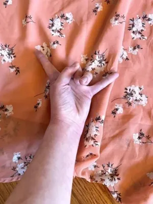 AVA & VIV Plus Size Floral Pleated Midi Dress Peach Pink Orange Hi-Lo 1X NO BELT thumbnail 16