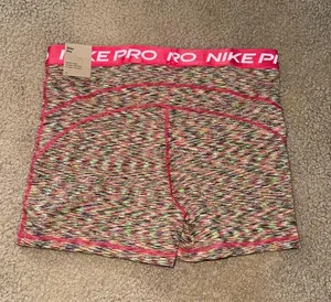 Nike Pro 3" Pink Spandex Shorts thumbnail 3