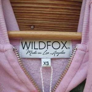 NWT Wildfox Theo Rose Stripe Hoodie Jacket thumbnail 8