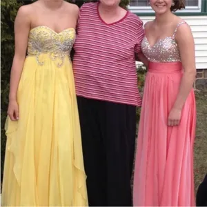 Sherri Hill Size 8 Yellow Prom Homecoming Dress. thumbnail 6