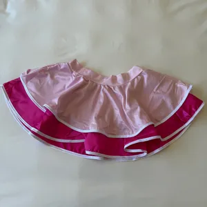 💖✨ Y2K Cosplay Pink Princess Satin Co-Ord Set – Corset Top + Ruffle Skirt Medium ✨💖 thumbnail 7