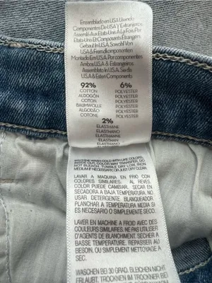 Mother Denim Women’s The Hustler Ankle Fray Cropped Jeans in Knock on Wood 26 thumbnail 10