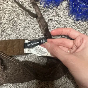 PrettyLittleThing Lace Bralette Duo - Royal Blue and Chocolate thumbnail 4