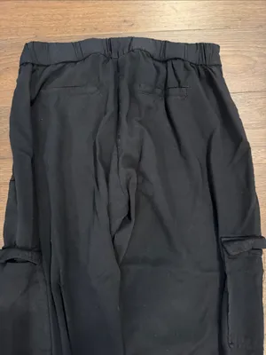 Shinestar Black Cargo Jogger Pants Utility Pockets Size Medium - C61-124 thumbnail 8