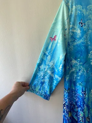 Plus Sz XXL Maxi Dresse Floral Summer Beach Evening Party V Neck‎ Pullover thumbnail 4