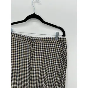 Brixton Country Plaid Midi Skirt Button Front Western Grunge 90s Y2K thumbnail 6